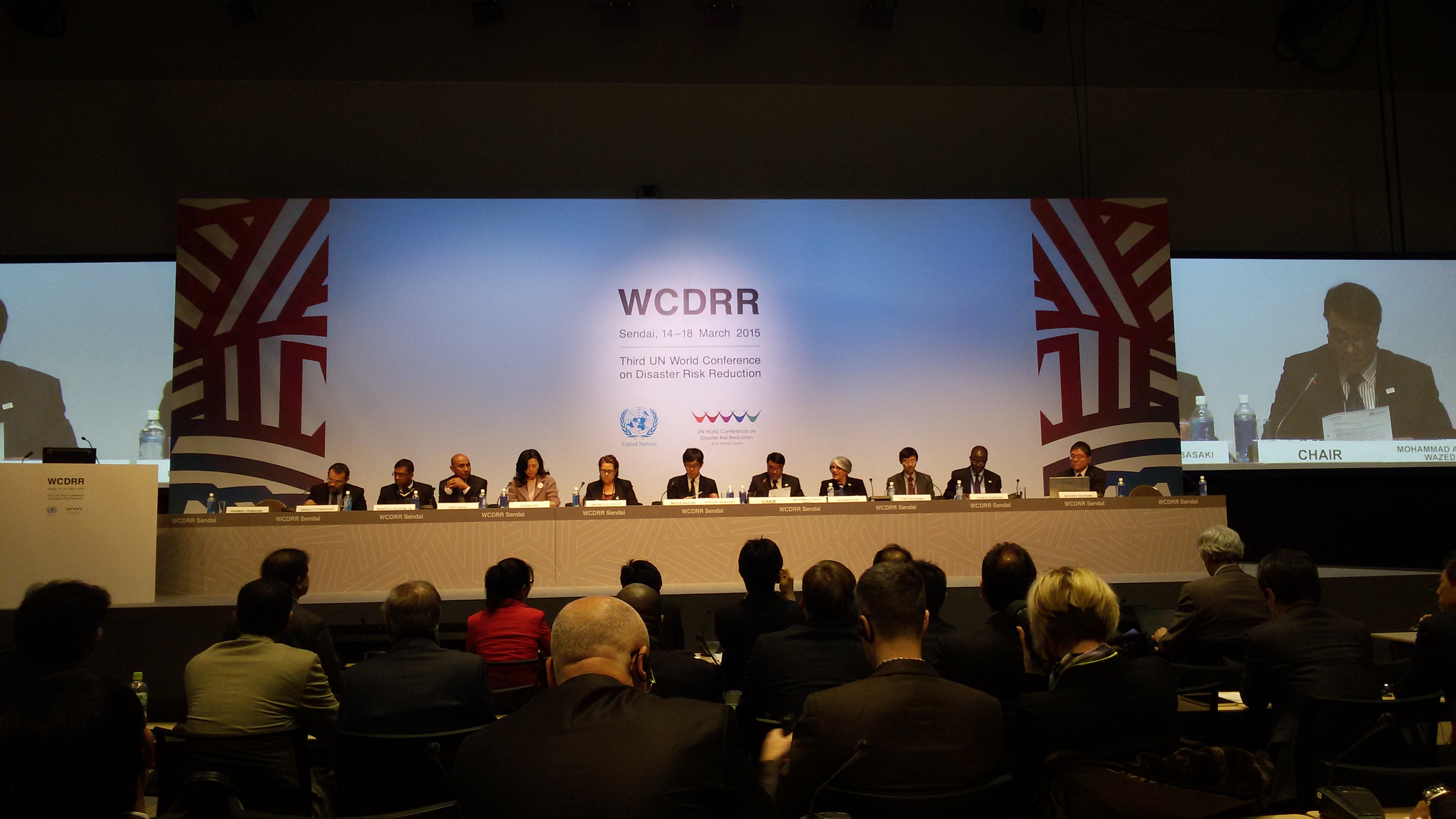 WCDRR“对地观测与高科技减灾”专题会议